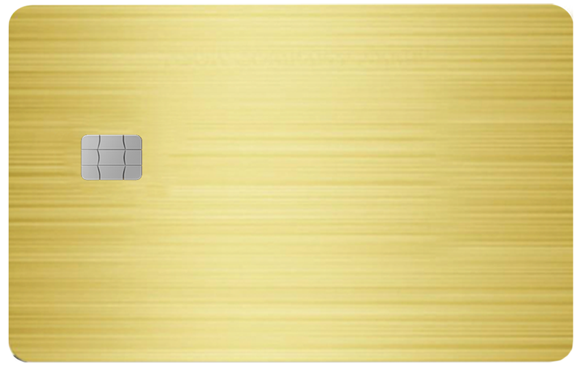 Minimalist Luxury Metal Card