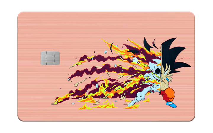 Dragon Ball Z: Saiyan Power Metal Card