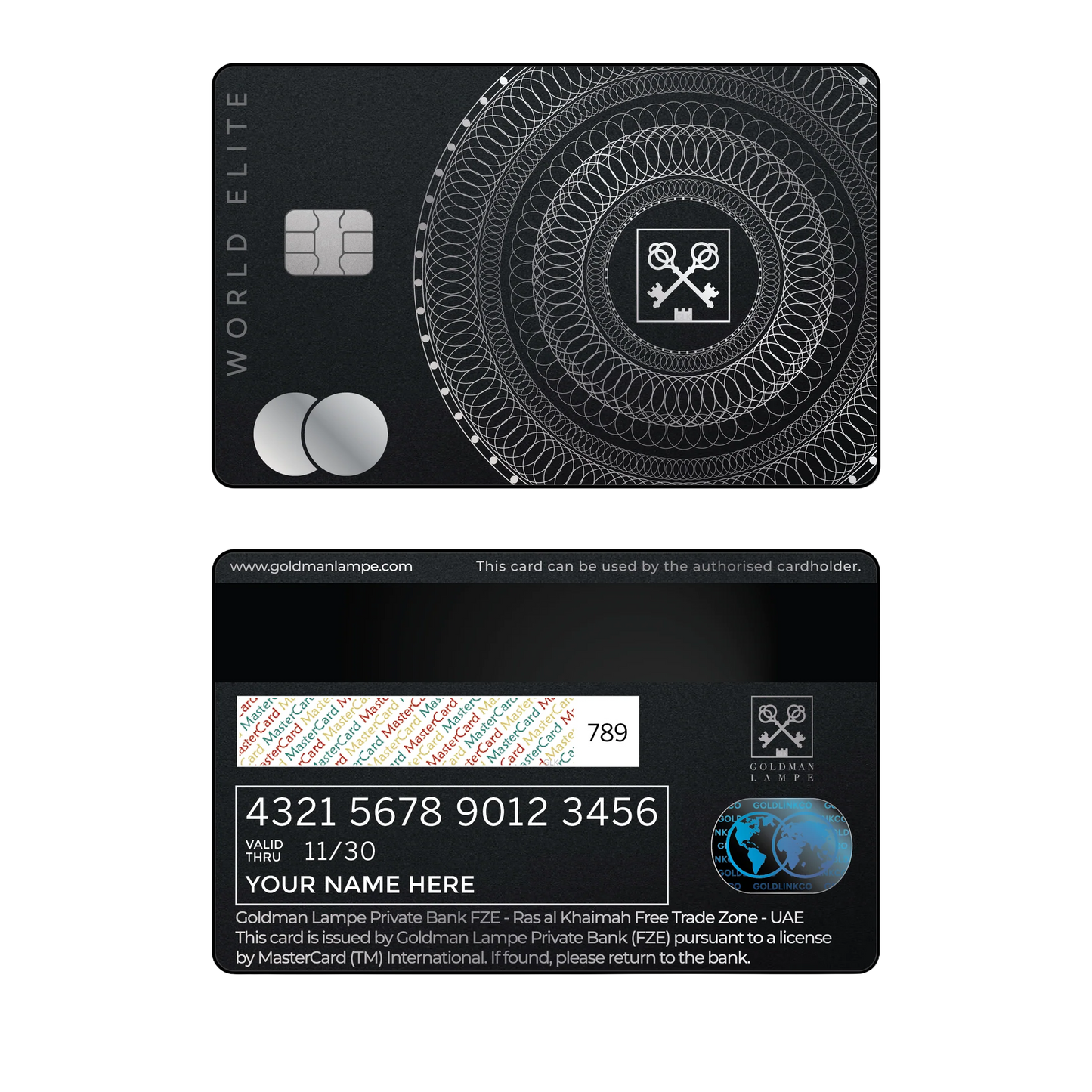 Goldman Lampe Private Bank Card