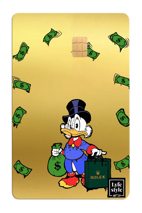 Affluence Afloat - Rolex Donald Duck Metal Card