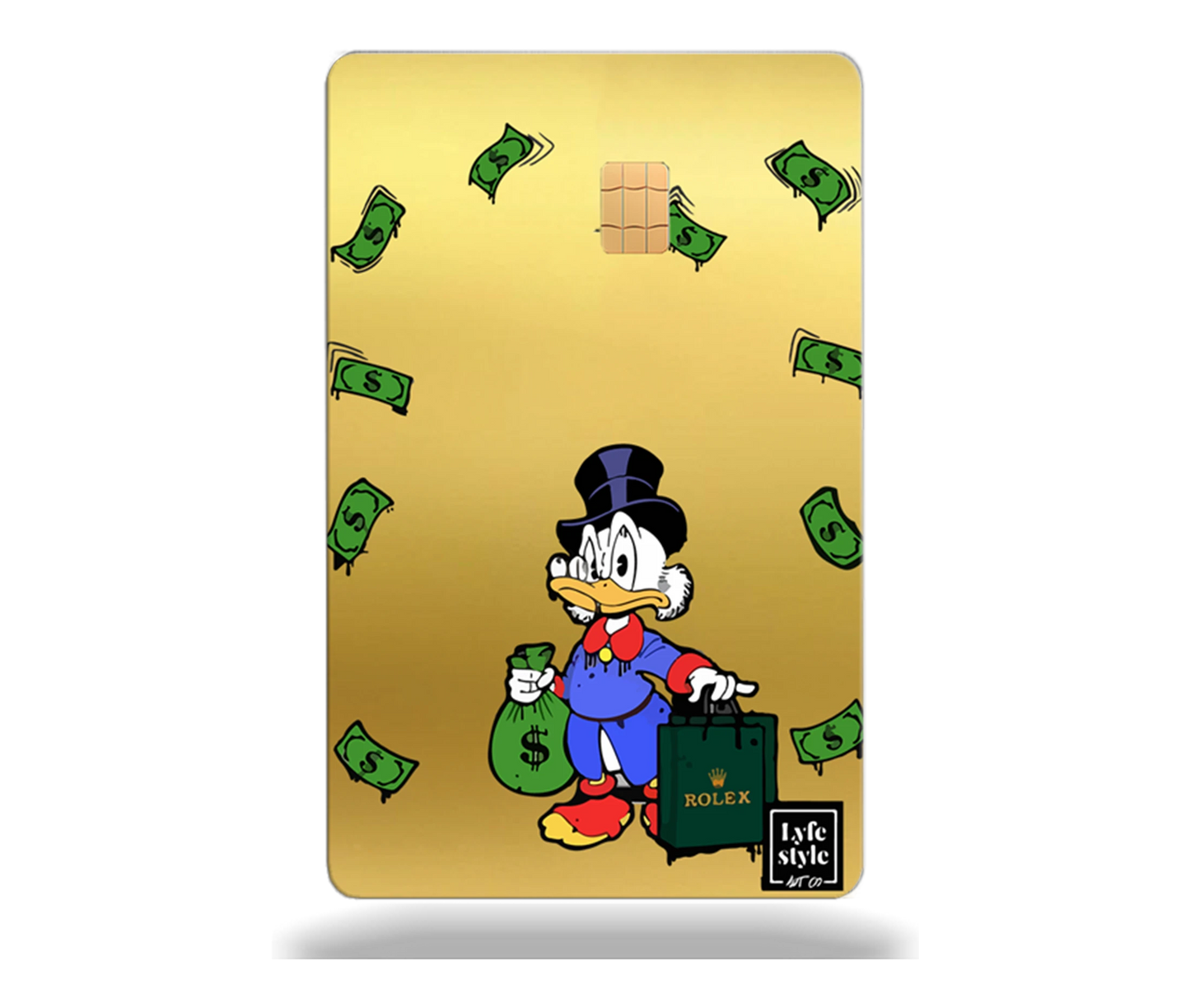Affluence Afloat - Rolex Donald Duck Metal Card