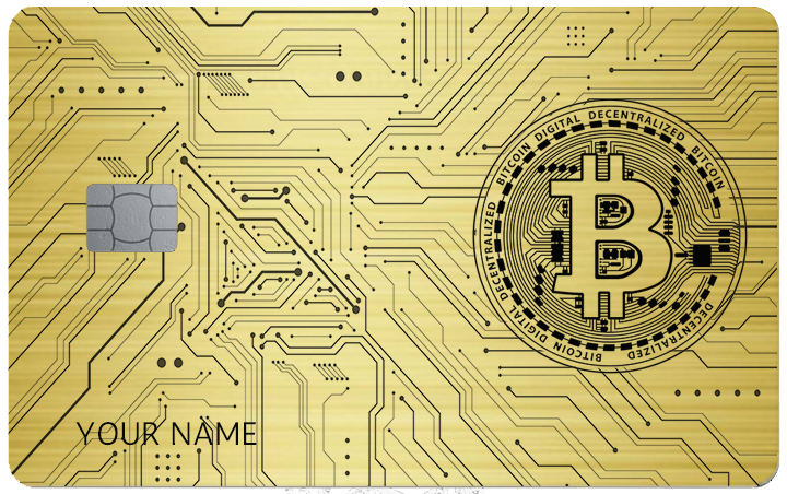 Bitcoin Design Card | Blaq Cards