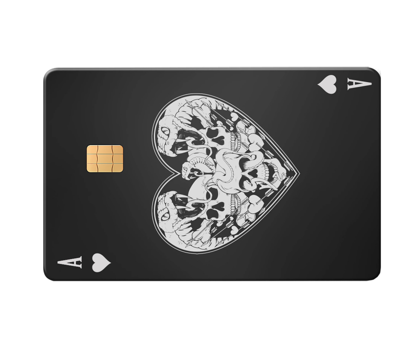 Ace of Hearts of Skulls