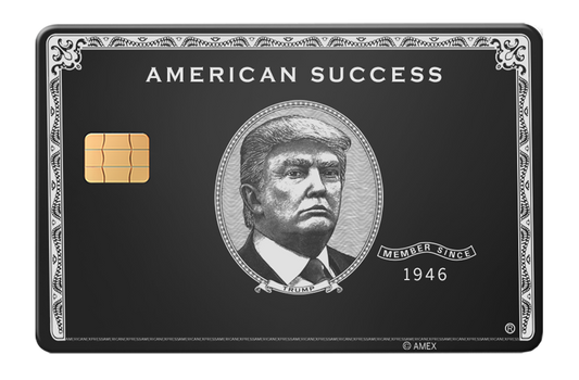 Trump - American Success Metal Card