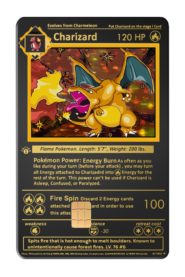 rare charizard card Flame-Bearer Charizard Card