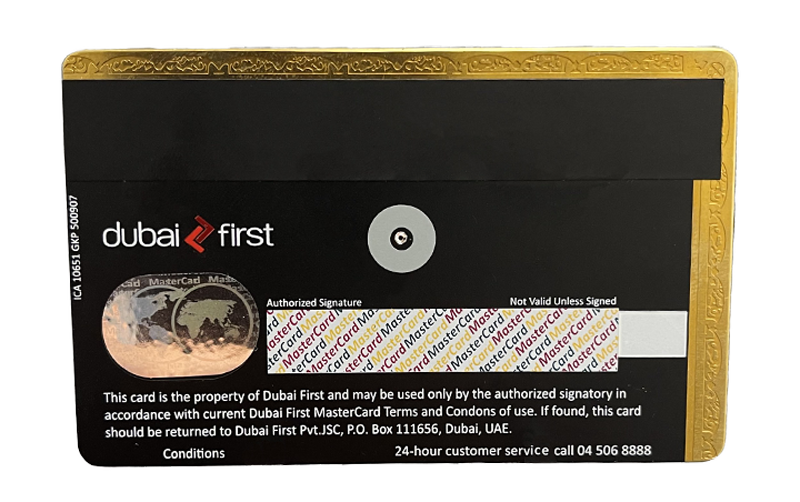 Dubai First Card