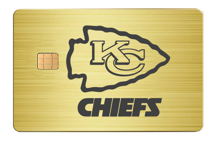 Kansas City Chiefs Victory Metal Card