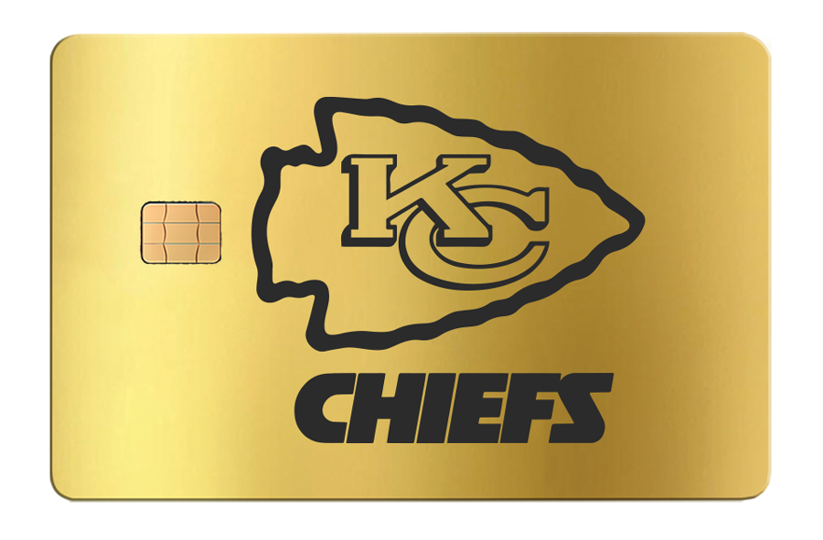 Kansas City Chiefs Victory Metal Card