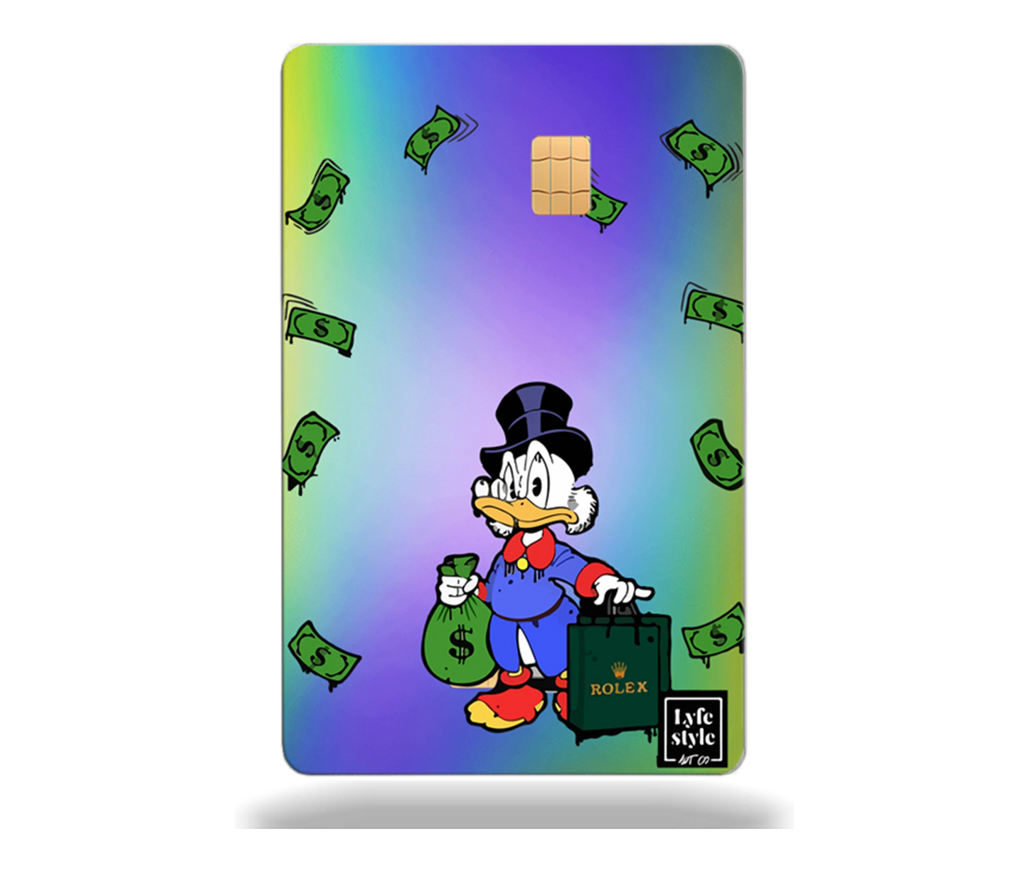 Affluence Afloat - Rolex Donald Duck Metal Card