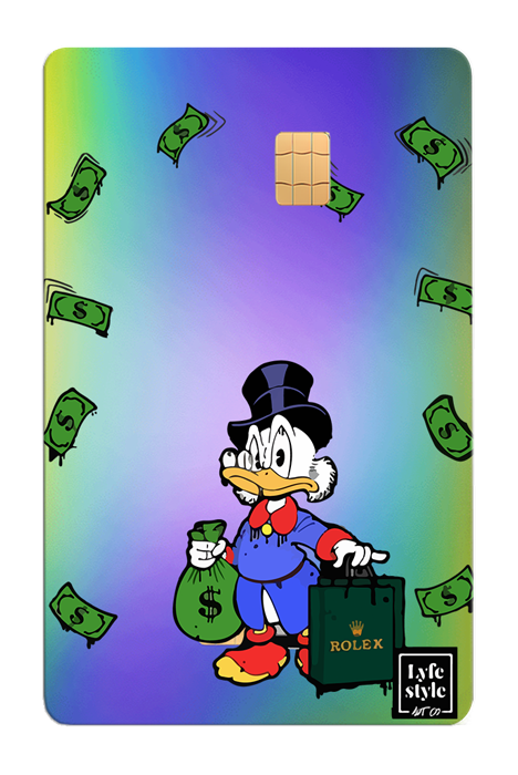 Affluence Afloat - Rolex Donald Duck Metal Card
