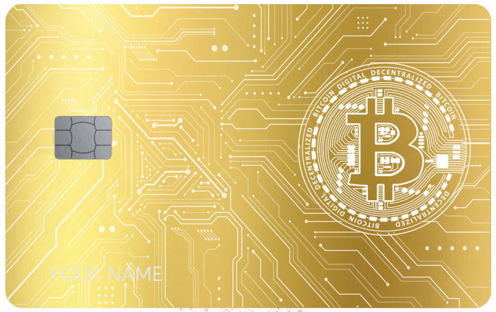 Bitcoin Design Card | Blaq Cards